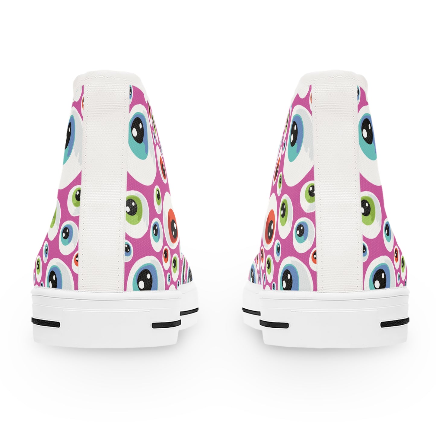 Eye Love Halloween - Women's High Top Halloween Sneakers