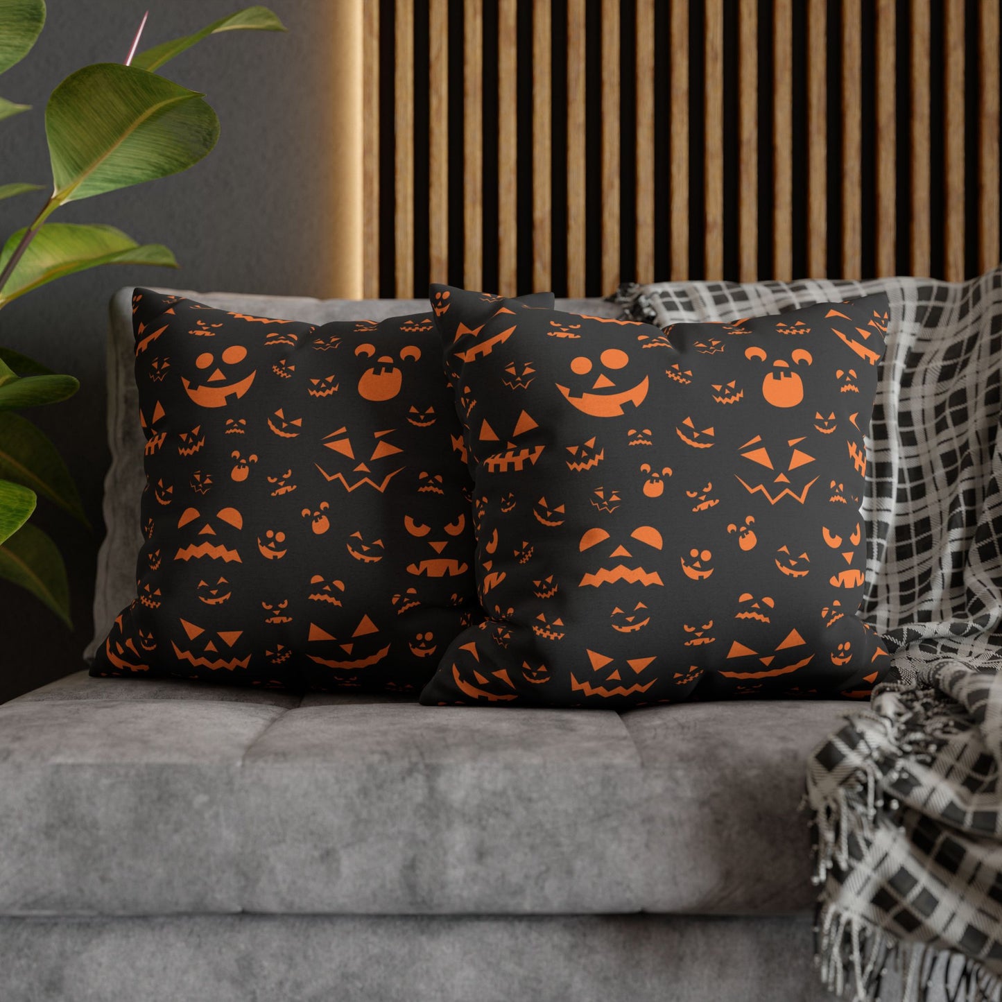 Pernicious Pumpkins - Halloween Pillow Cover