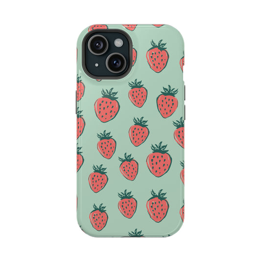 Strawberry Summer - MagSafe Tough iPhone Case