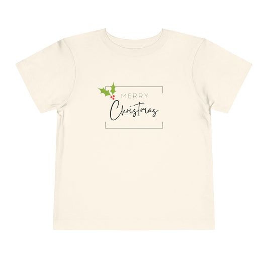 "Merry Christmas" - Toddler Christmas T-Shirt