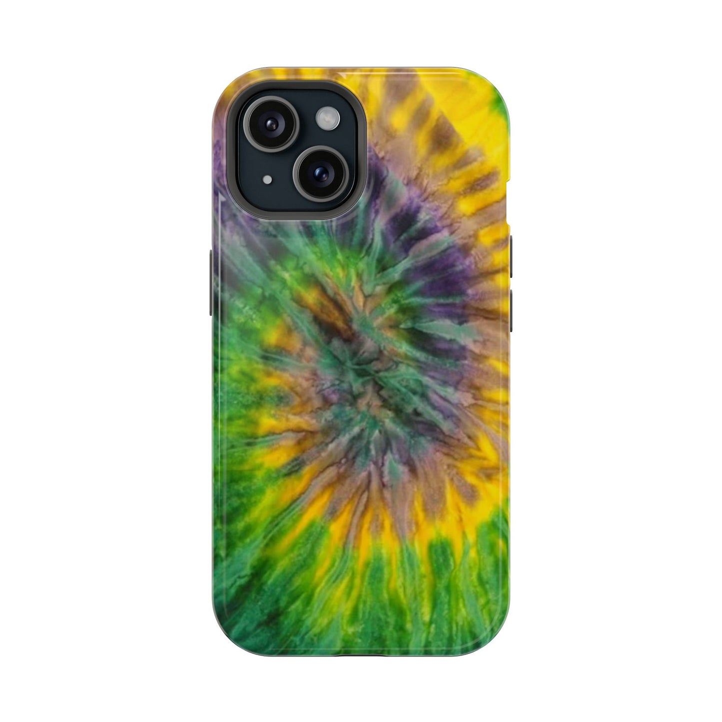 Mardi Gras Tie-Dye Print MagSafe Tough Case for iPhone