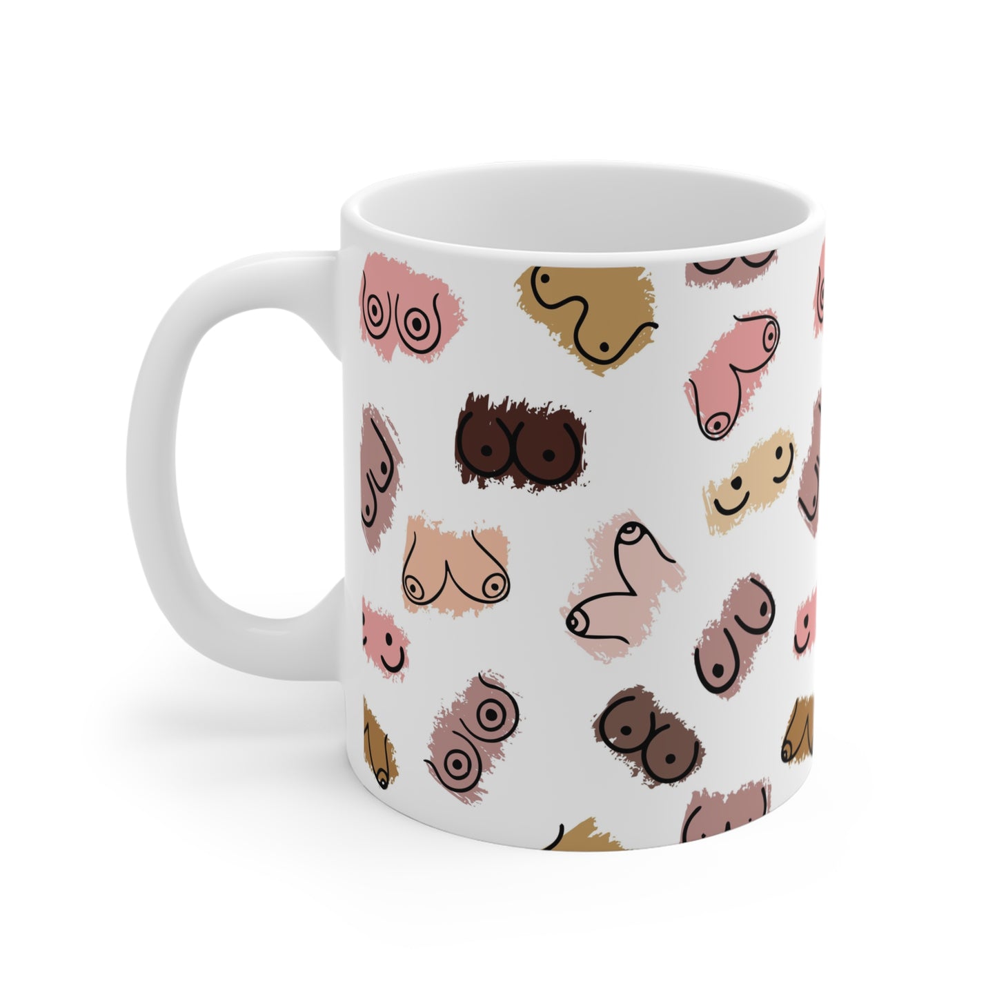 Boobie Pattern Mug 11oz