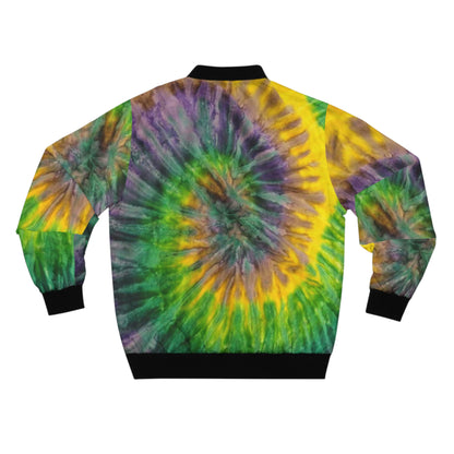 men's tie dye mardi gras jacket