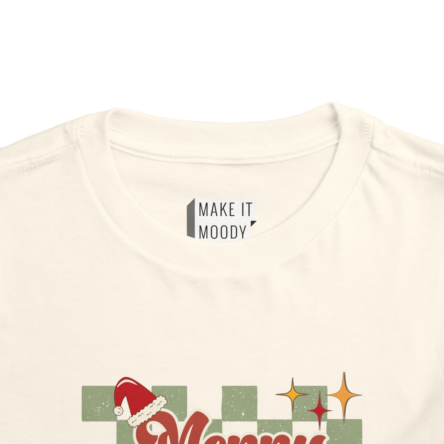 Vintage Style "Merry Christmas" - Toddler Christmas T-Shirt