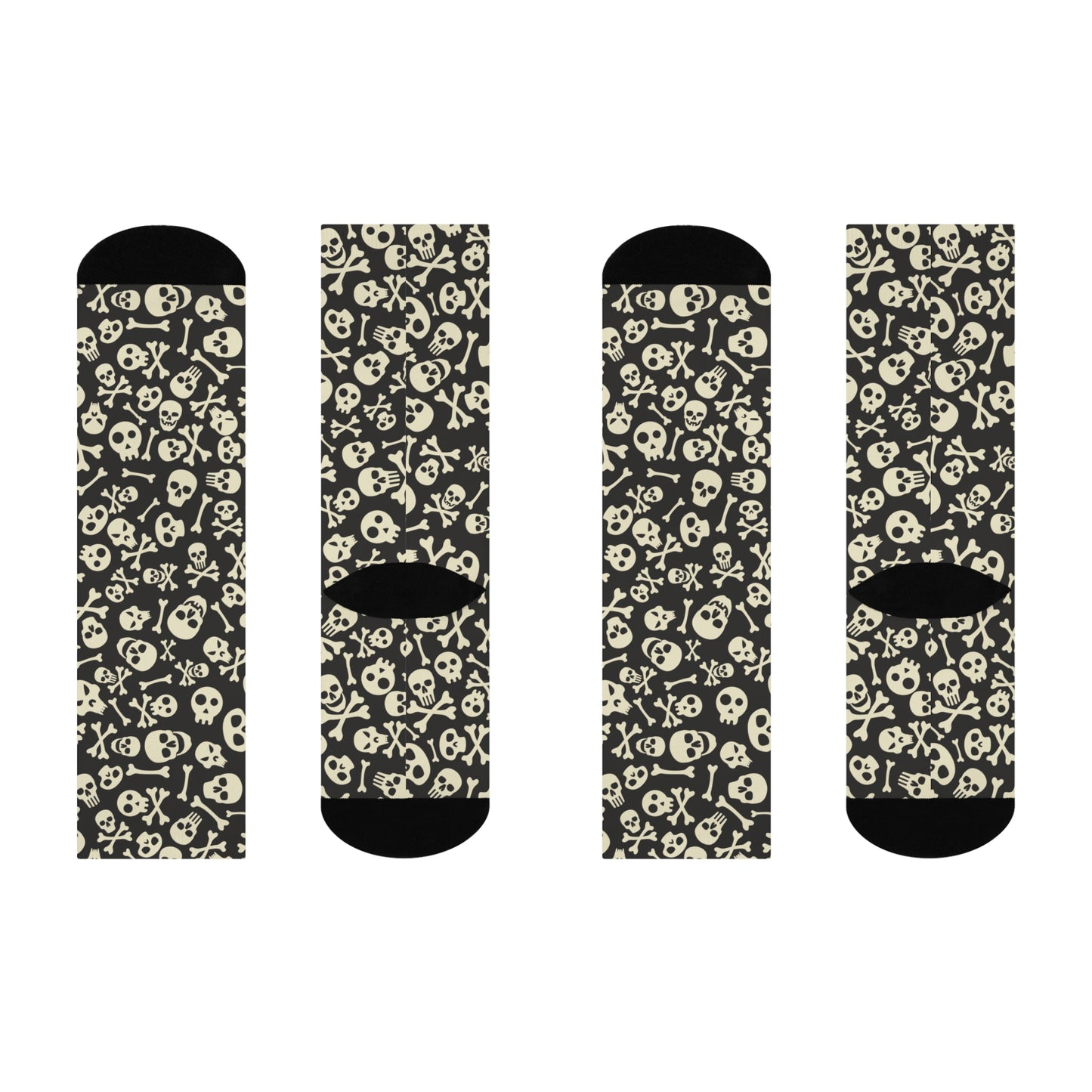 Skull & Crossbones - Premium Unisex Crew Socks