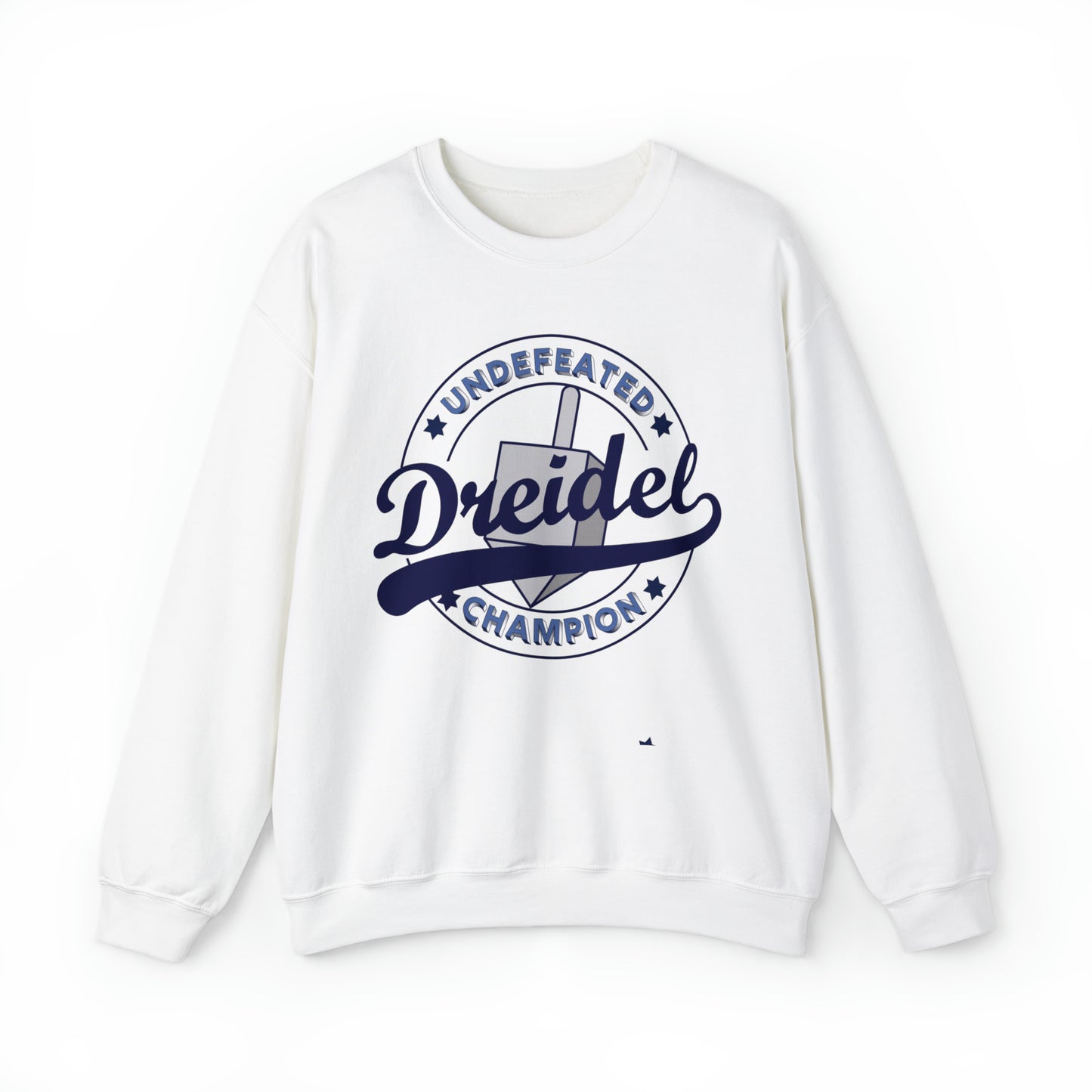 "Undefeated Dreidel Champion" Hanukkah Crewneck Sweatshirt