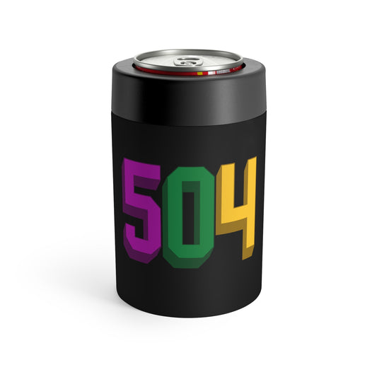 "504" New Orleans Area CodecMardi Gras Can Cooler
