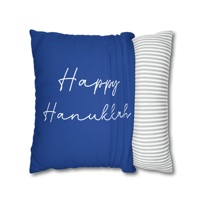 "Happy Hanukkah" Pillow Cover