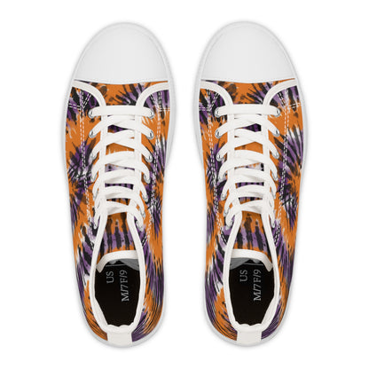 Tie Dye - Women's High Top Halloween Sneakers