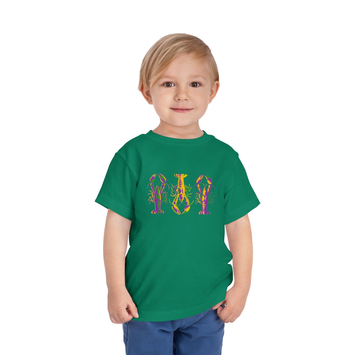 TODDLER Crawfish Mardi Gras Tee for Toddlers