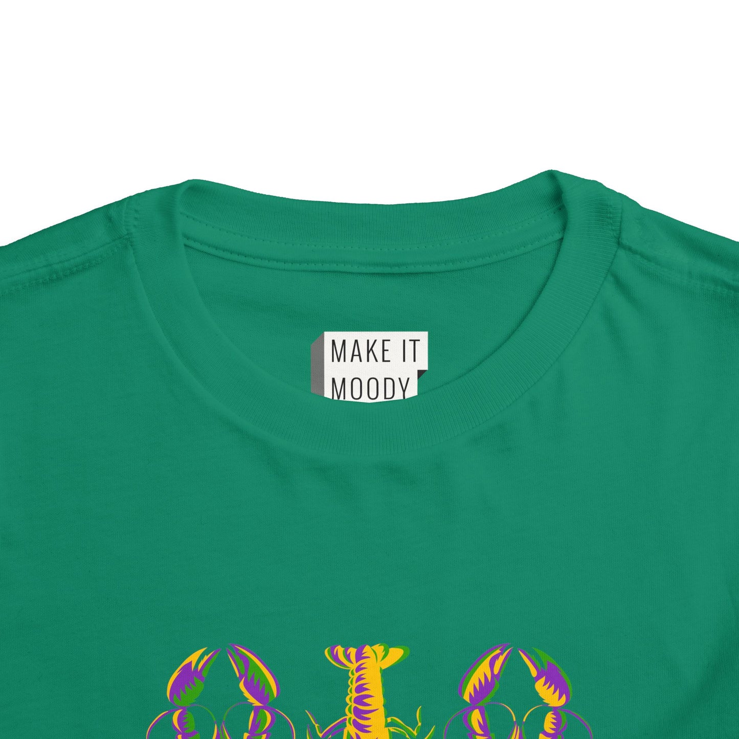 TODDLER Crawfish Mardi Gras Tee for Toddlers