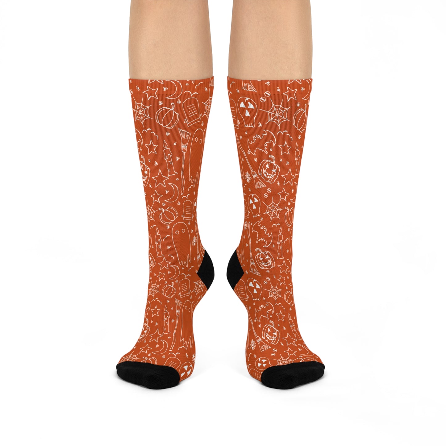 Orange You Glad It's Halloween - Premium Unisex Crew Socks