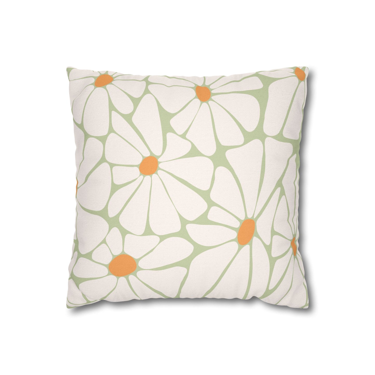 Daisy Dreams Pillow Cover - Sage