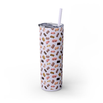 Boobie Pattern Breastfeeding Tumbler, 20oz