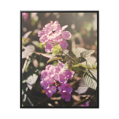 "Violet Whimsy" Gallery Wrapped Canvas, Vertical Frame