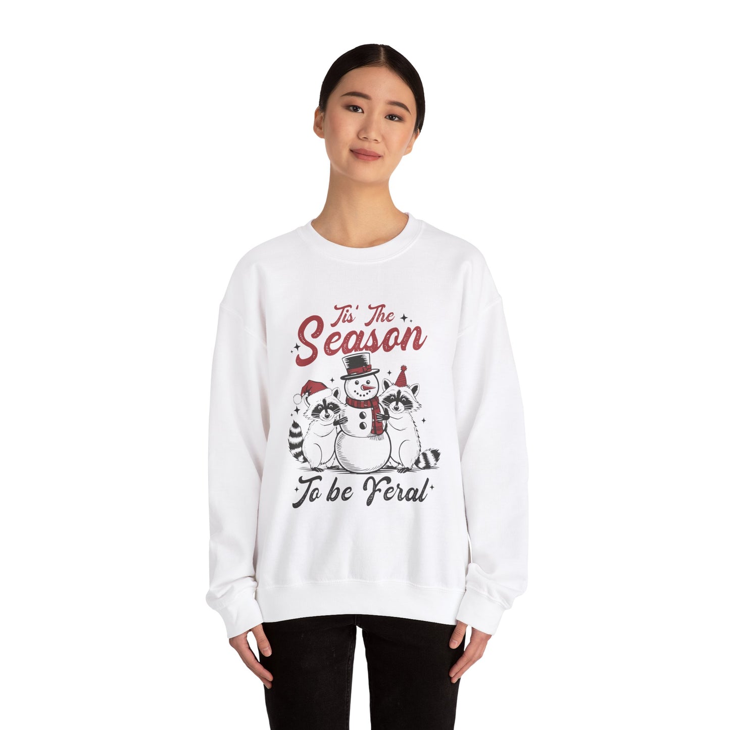 '"Tis the Season to Be Feral" Christmas Sweatshirt