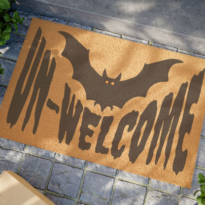 "UN-WELCOME" Halloween Doormat