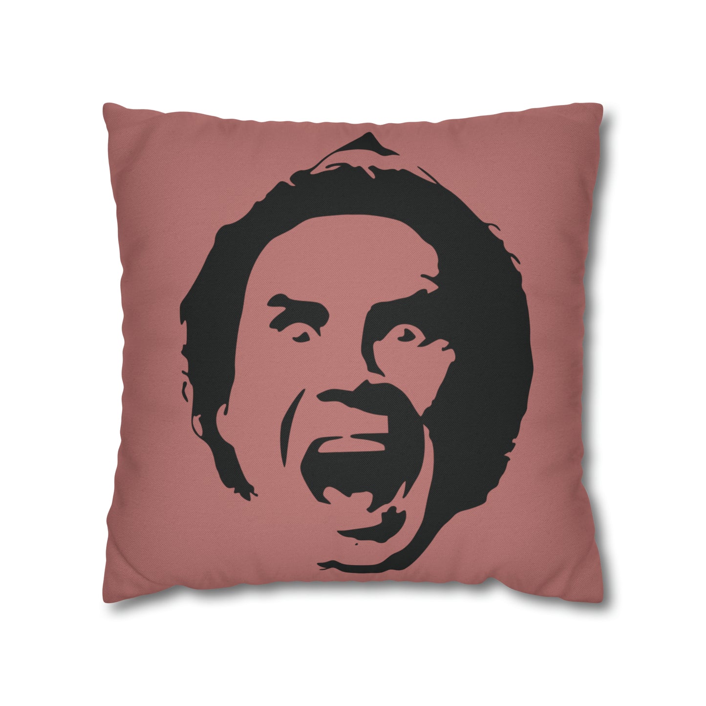 Will Ferrell Elf Christmas Pillow Cover, Light Mauve