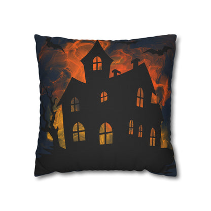 Haunted House 3 - Halloween Pillow Cover