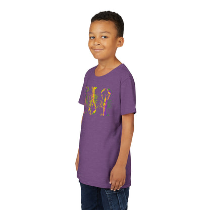 YOUTH Crawfish Mardi Gras Tee for Kids