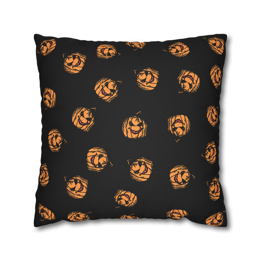 Sketchy Pumpkins - Halloween Pillow Cover