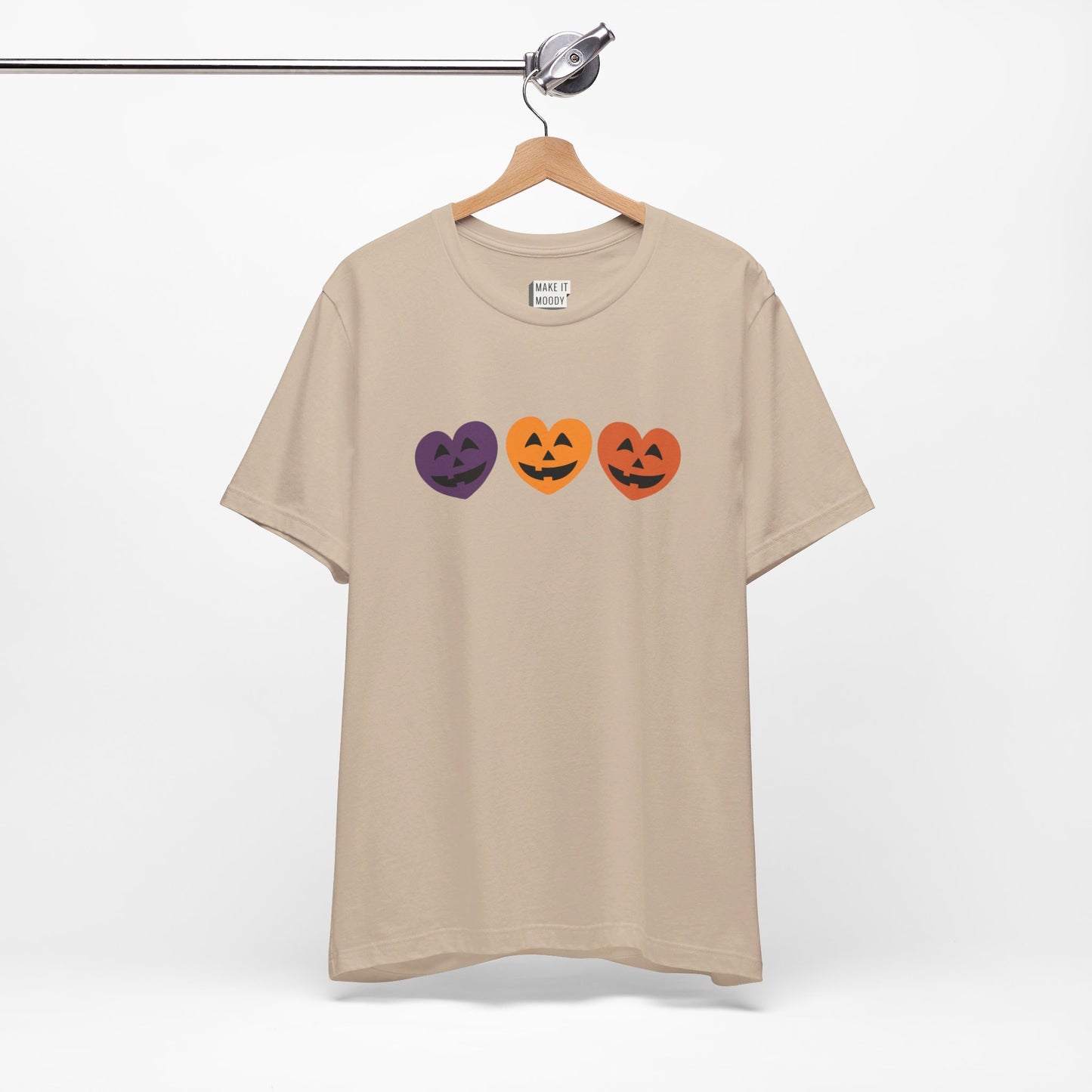 Jack-o-Lantern Hearts Halloween Tee