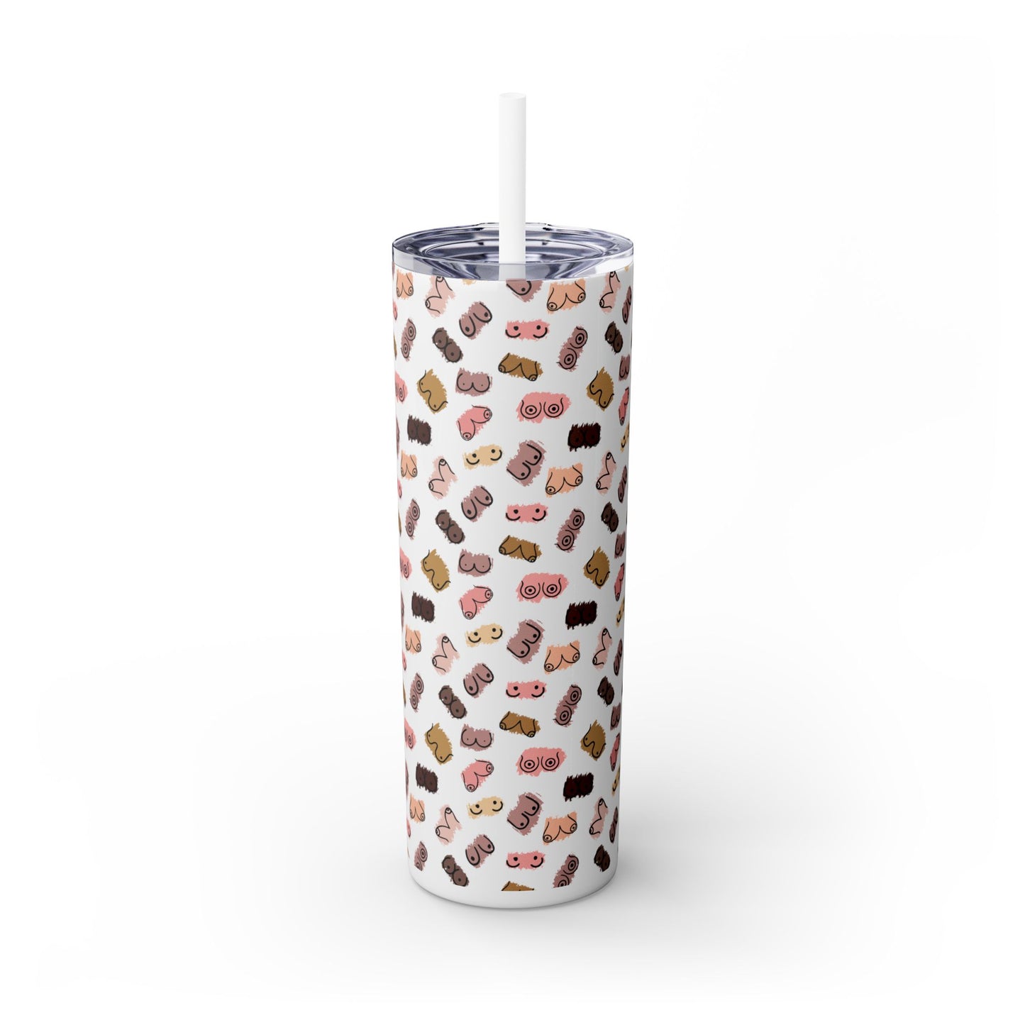 Boobie Pattern Breastfeeding Tumbler, 20oz