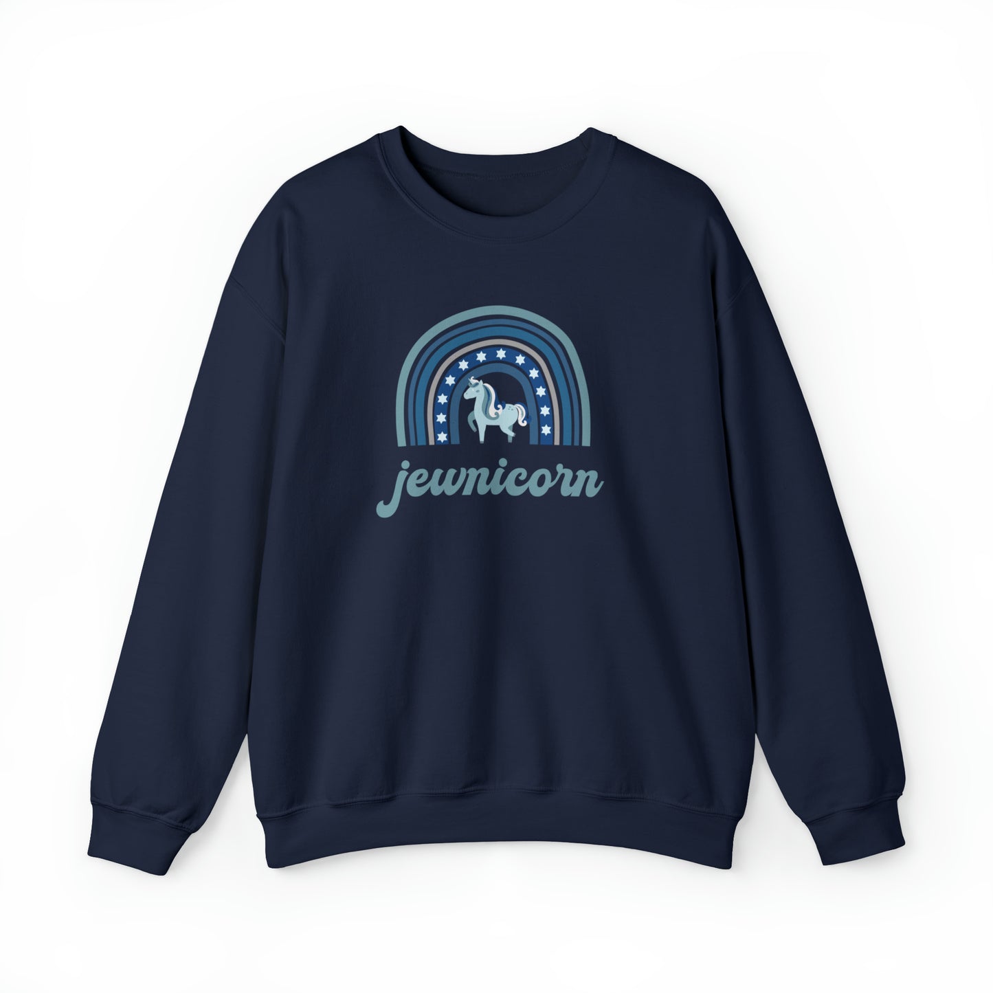 "Jewnicorn" Hanukkah Crewneck Sweatshirt