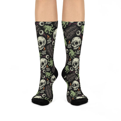 Sinister Skulls - Premium Unisex Crew Socks