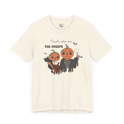 "People Give Me The Creeps" Halloween Tee