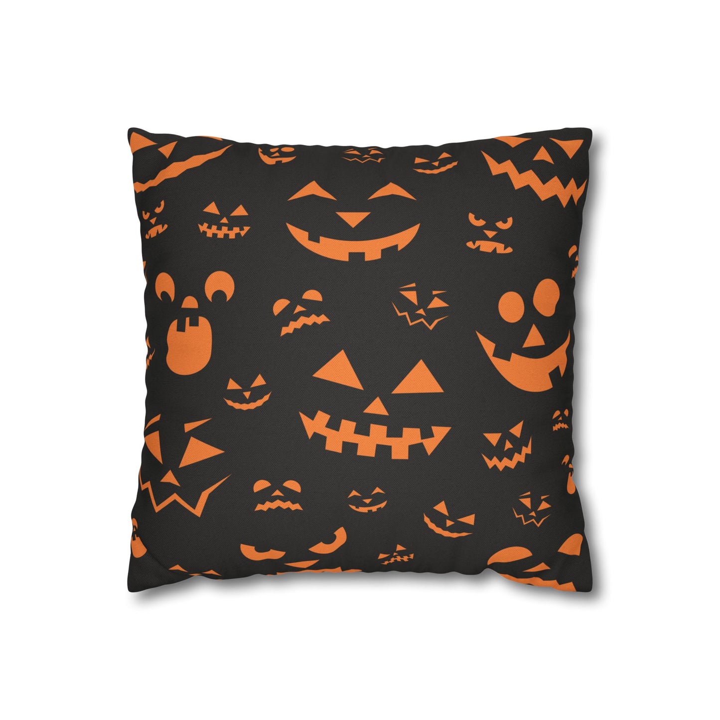 Jovial Jack-O-Lanterns - Halloween Pillow Cover