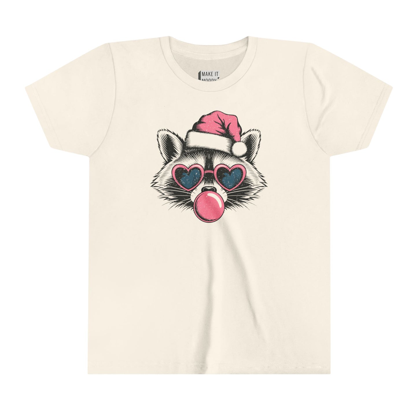 Christmas Racoon - Youth Christmas T-Shirt