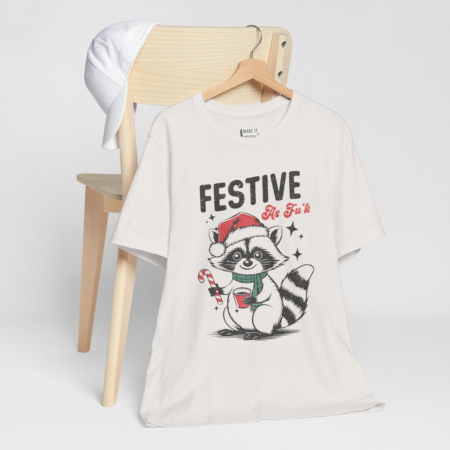 "Festive As Fu*k" - Funny Christmas T-Shirt