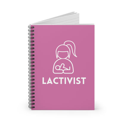 "Lactivist" Breastfeeding Spiral Lined Notebook
