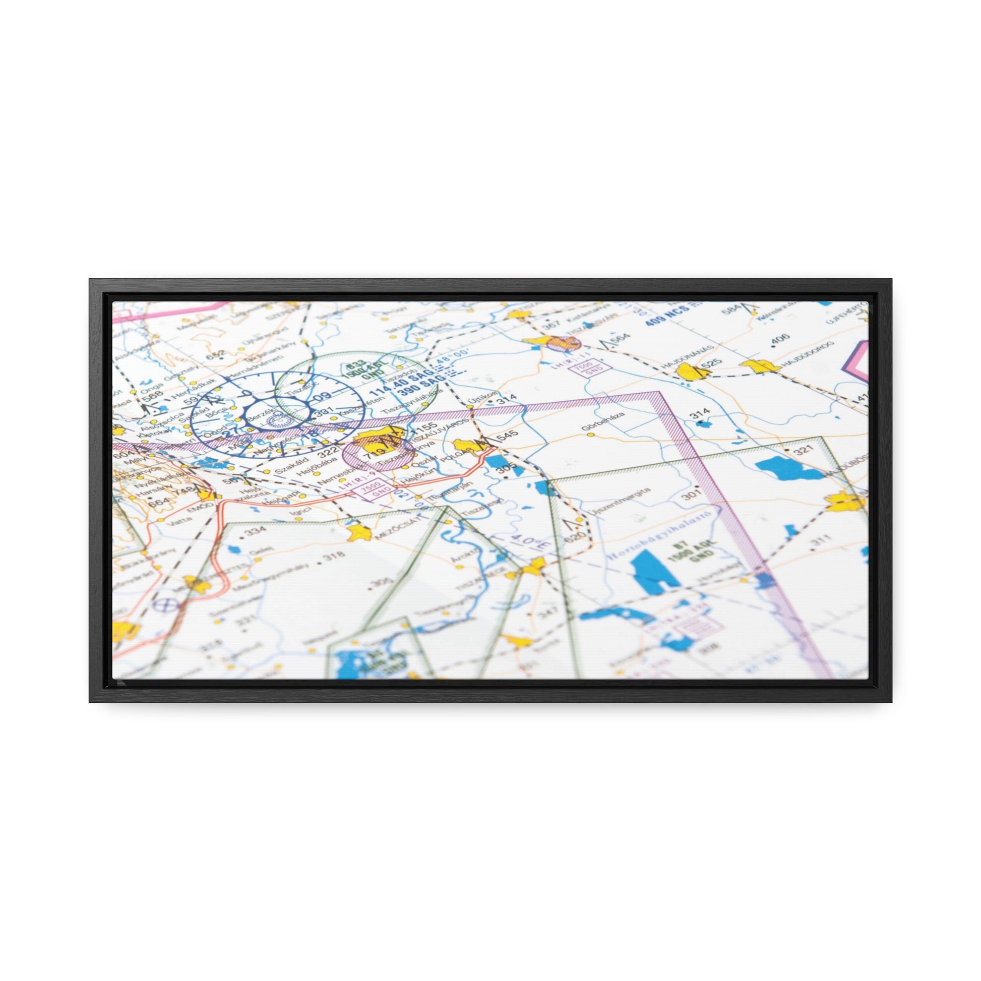 aviation gift, aviation chart wall art 7