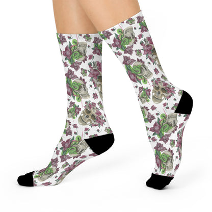 Snakes & Skulls - Premium Unisex Crew Socks