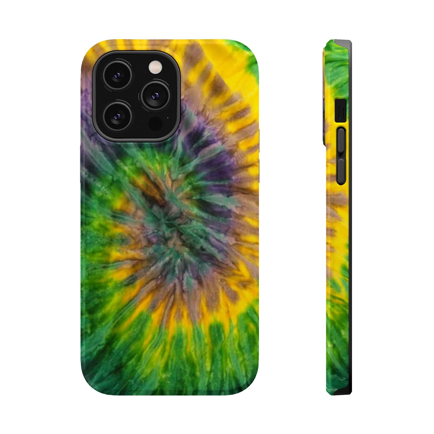 Mardi Gras Tie-Dye Print MagSafe Tough Case for iPhone