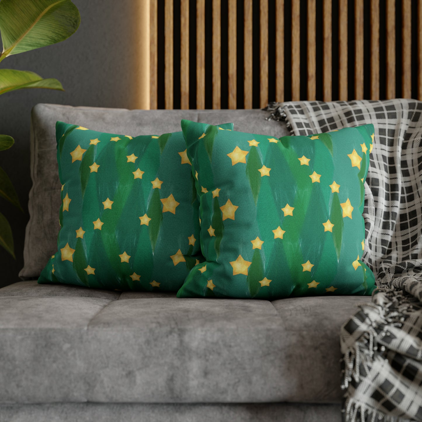 "Star Light Star Bright" Christmas Pillow Cover