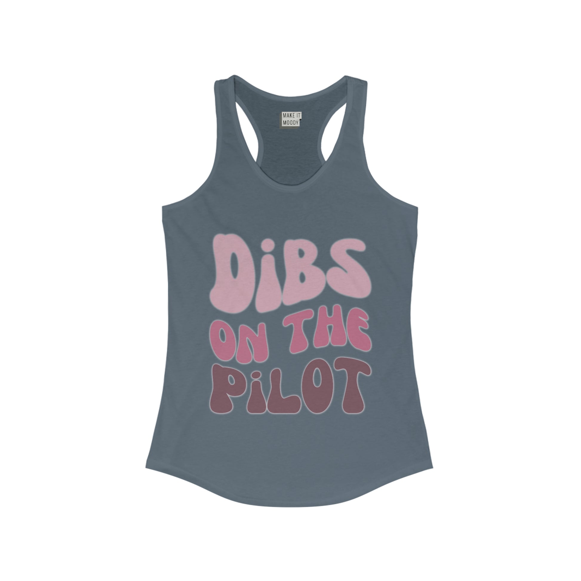indigo funny aviation shirt, "dibs on the pilot" 