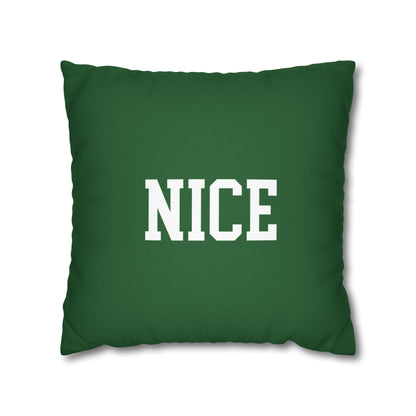 Naughty or Nice Christmas Pillow Cover