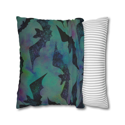 Watercolor Bats - Halloween Pillow Cover