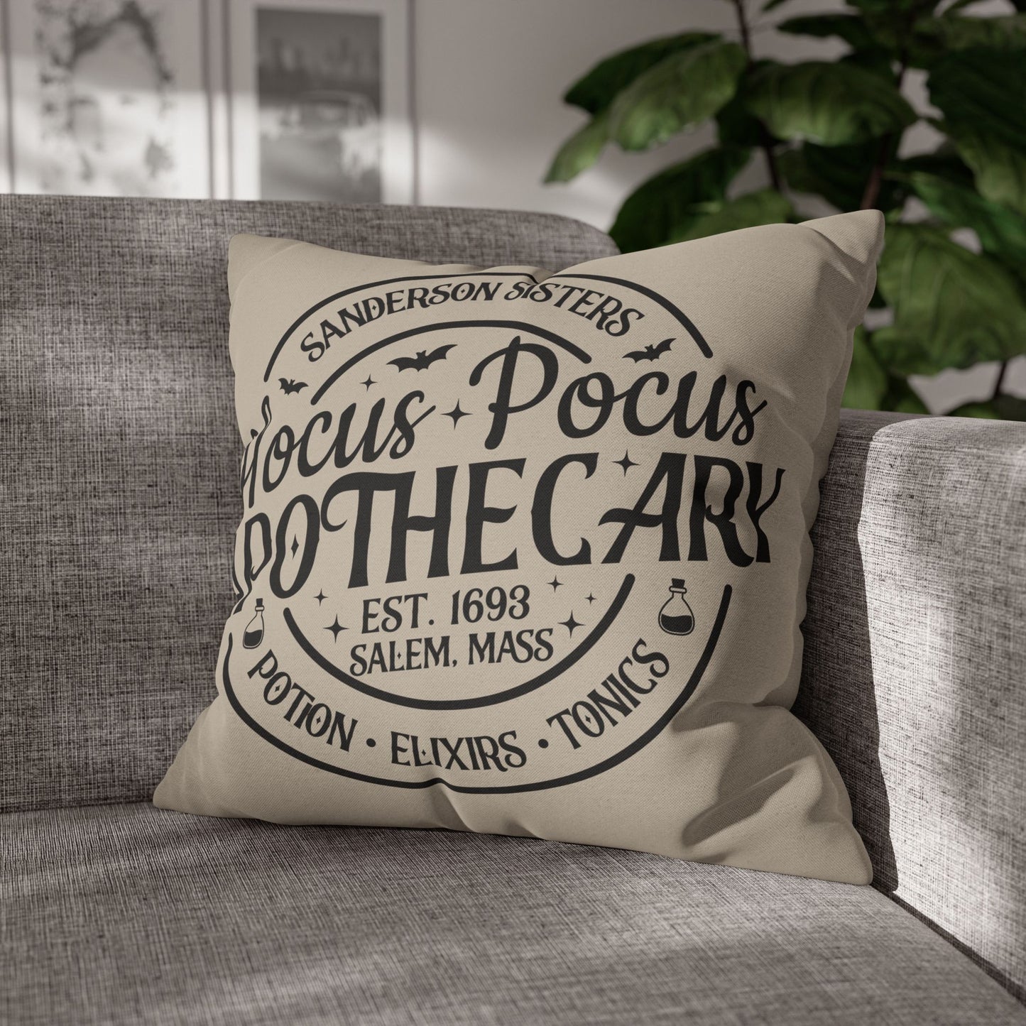 Hocus Pocus Apothecary - Halloween Pillow Cover