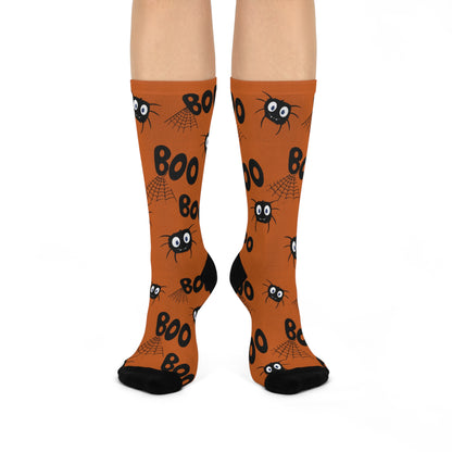 Spooky Spiders - Premium Unisex Crew Socks