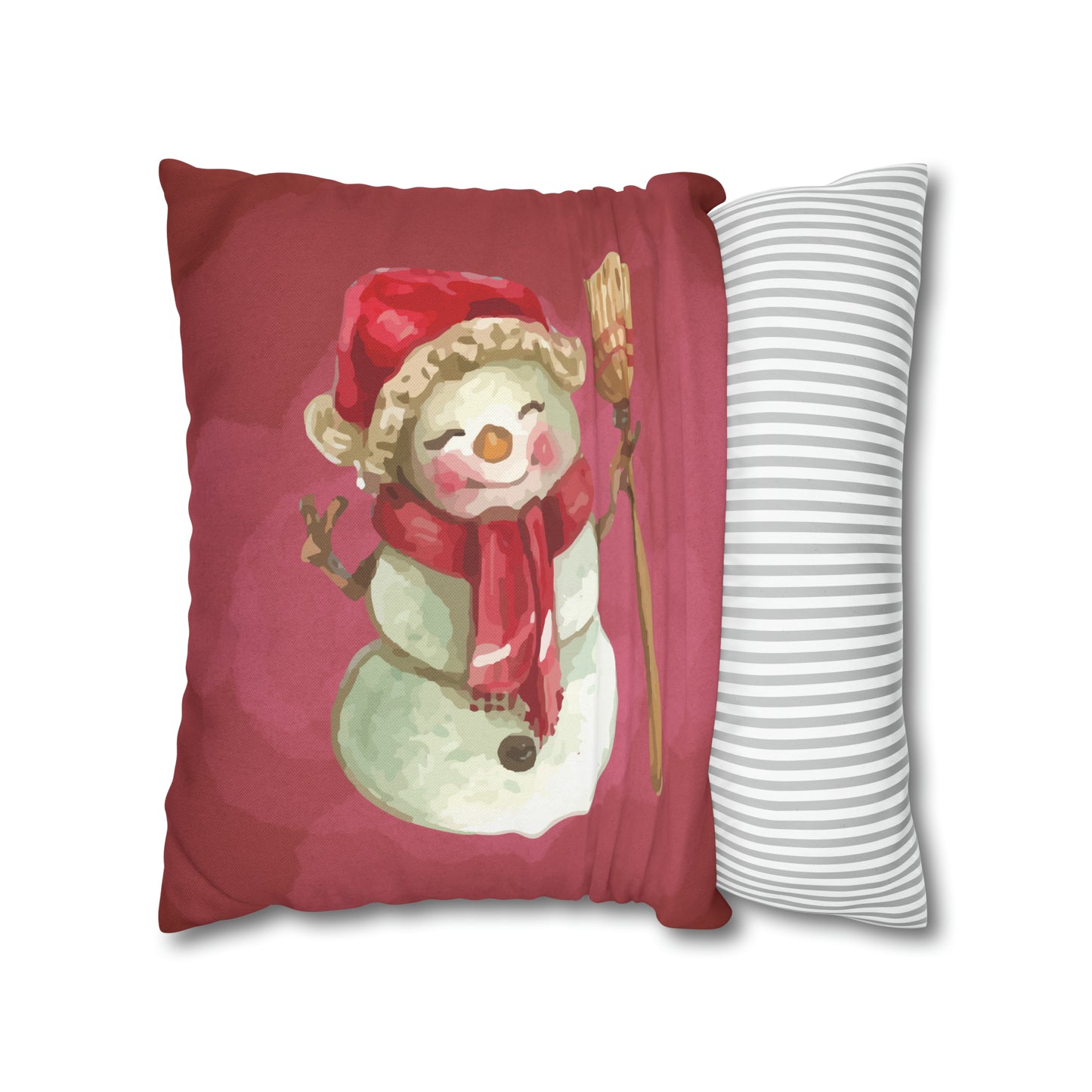 Snowman Christmas Pillow Cover