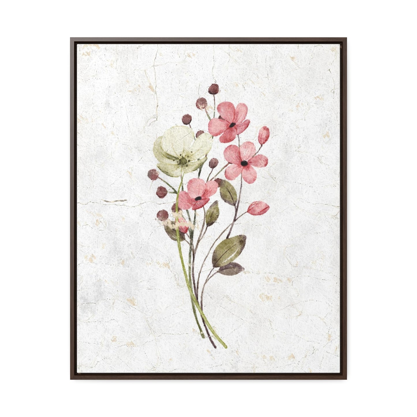 Floral Bunch Gallery Wrapped Canvas, Vertical Frame