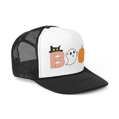 Boo! Halloween Trucker Hat