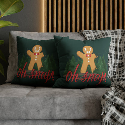 "Oh Snap!" Christmas Pillow Cover