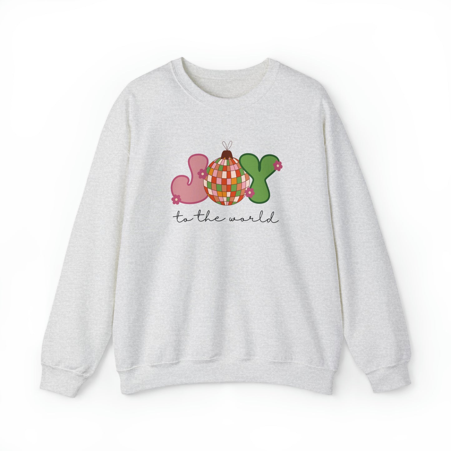 "Joy to The World" Christmas Crewneck Sweatshirt