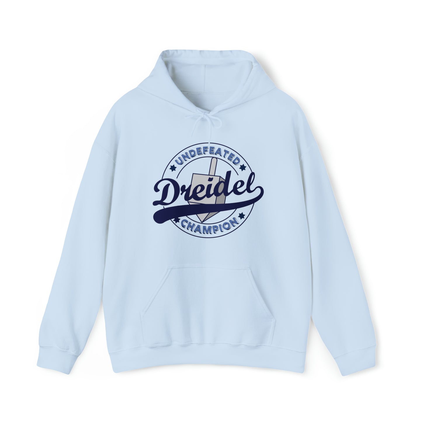 "Undefeated Dreidel Champion" Hanukkah Hoodie