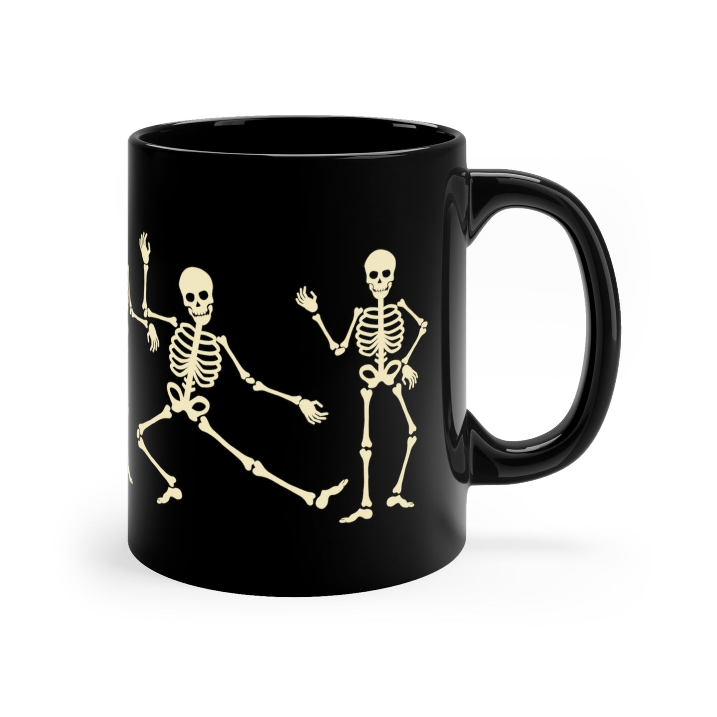 Dancing Skeletons Halloween Mug